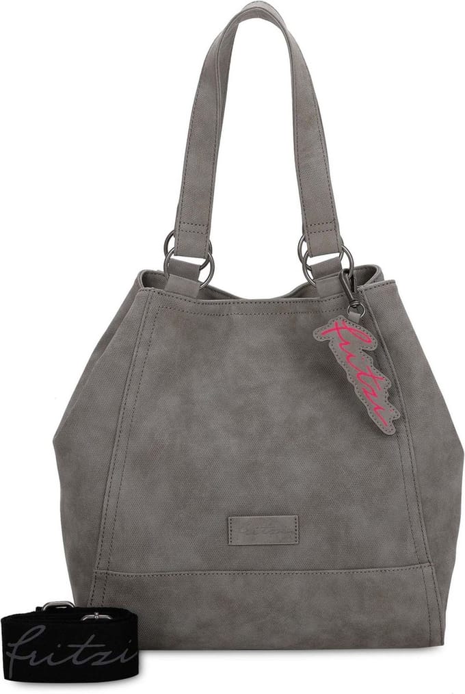 Fritzi aus Preußen Schoudertas Joy01 Rub Shopper Rock Grijs