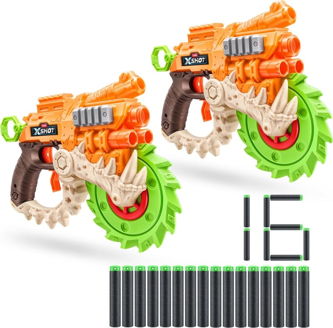 XSHOT Insanity HorrorFire Reaper X Twin Pack (16 Pijlen) van ZURU - speelgoedblaster