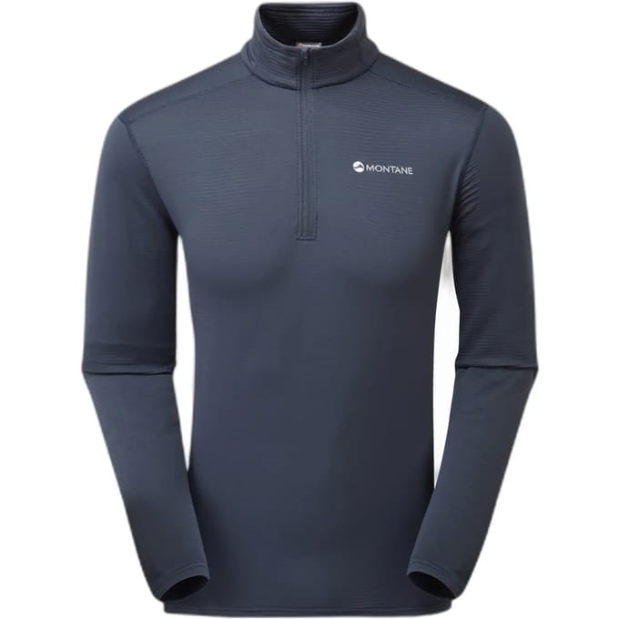 Montane Protium Lite Pull-on Fleece Met Halve Rits Blauw XS Man