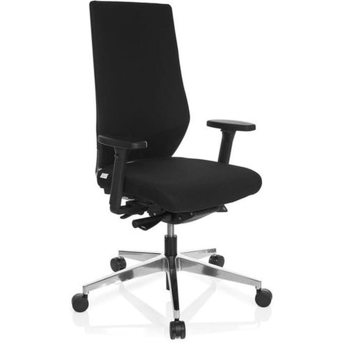 hjh office Pro Tec 700 - Bureaustoel - Stof - Zwart