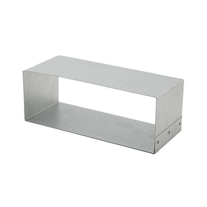 Koppelstuk 220x80 tbv instort kanaal