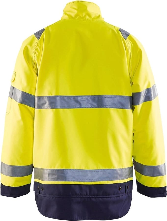 Blaklader Winterjas High Vis 4827-1977 - High Vis Geel/Marineblauw - S