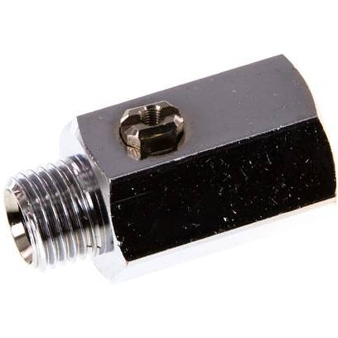 Buiten x Binnendraad G 1/4 inch 2-Weg Messing Mini-Kogelkraan Schroevendraaier Bediend 15 Bar