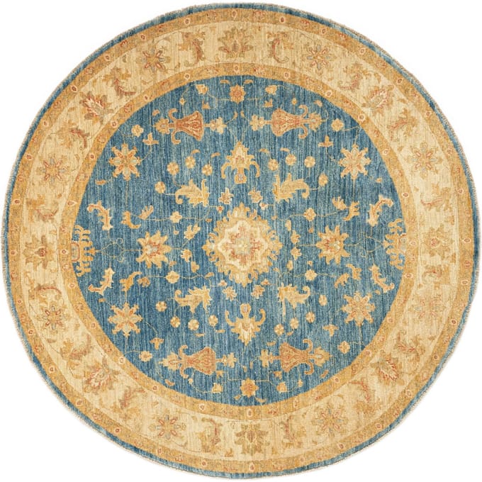Vloerkleed Cebrail rond wol | Hadorn
