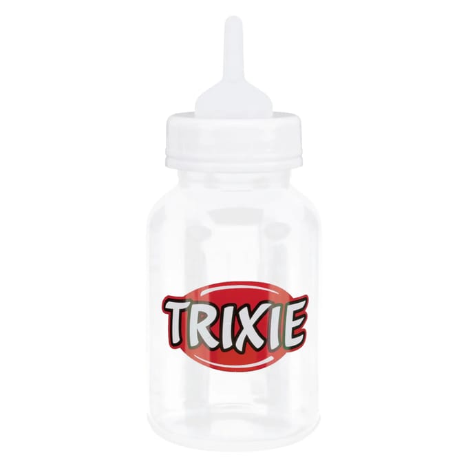 Zoogflessenset Trixie - 120ml - 3x Siliconen Spenen - Handvoeding Pups en Kittens