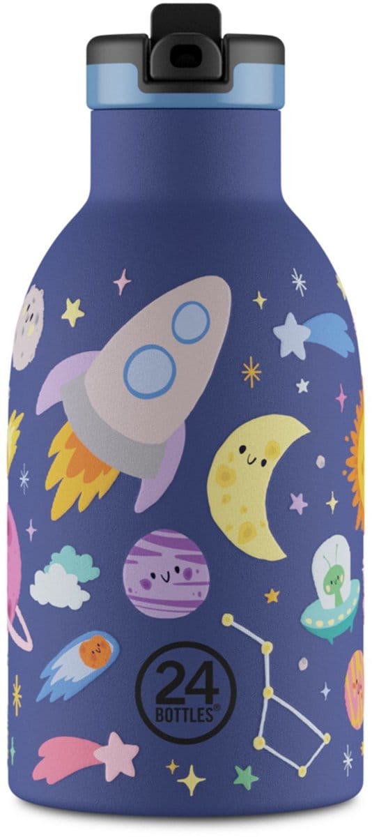 24Bottles Kids Clima drinkfles 300 ml Capaciteit - space friends
