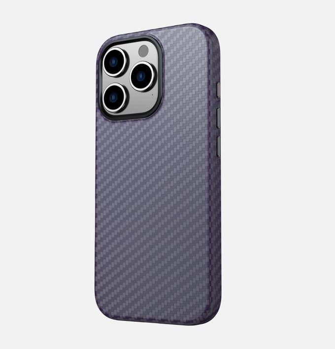 Swissten MagSafe Hoesje iPhone 12 Pro Max - MagStick Shell Case - Paars