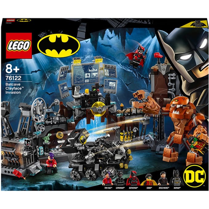 LEGO Marvel Super Heroes Batcave Clayface Invasion 76122