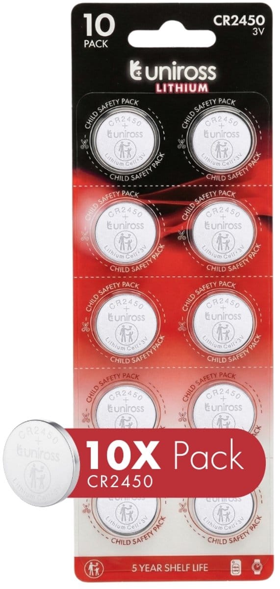 Uniross CR2450 10 pack