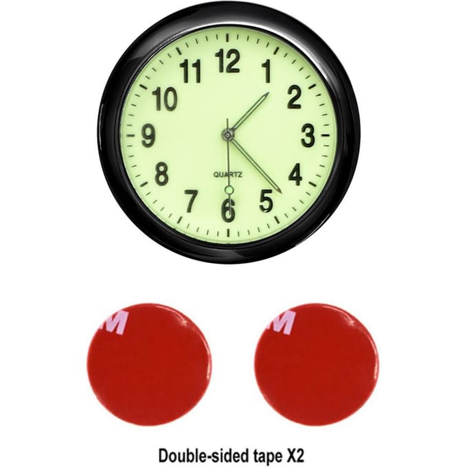 Luxe Auto Dashboard Klok - Premium Mini Quartz Klok voor Auto Interieur, Modern Design Auto Decoratie Accessoires