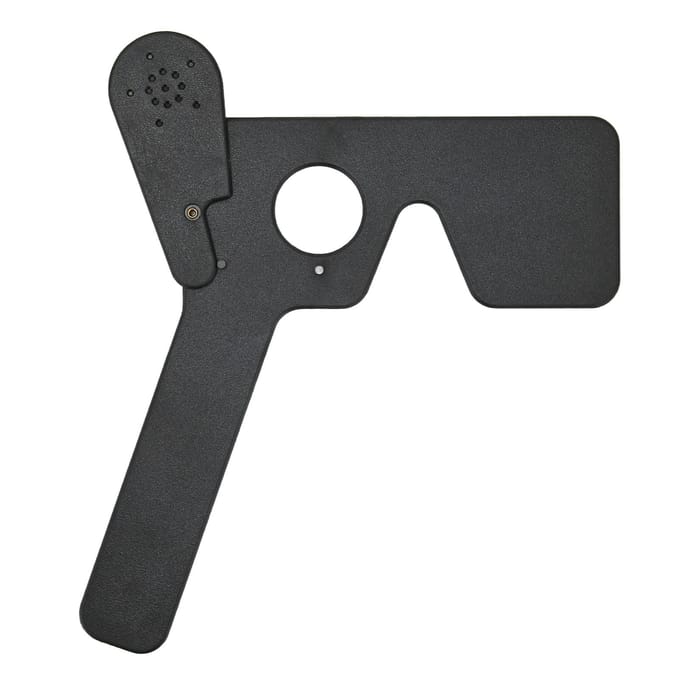 Oftalmische Oogafdekker 14 Gaten Professionele Handheld Zichtstest Oogafdekker Onderzoeksinstrument black