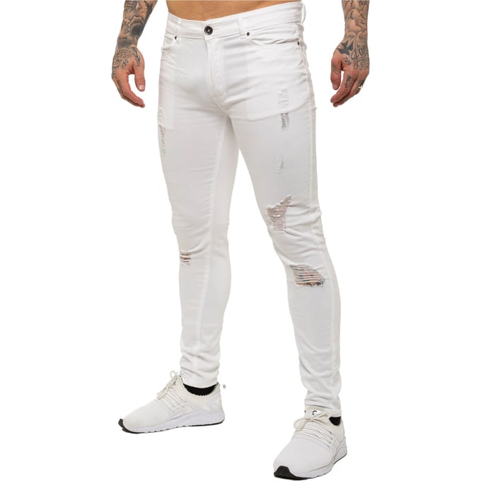 Enzo | Skinny gescheurde jeans voor heren
