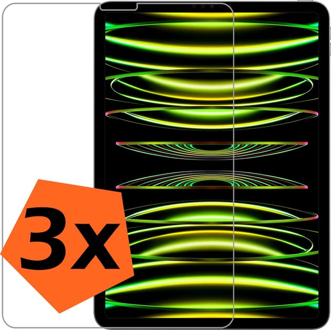 Screenprotector - 3 Stuks - Geschikt voor Apple iPad Pro (2024/2025) - 13 inch - Extra Sterk - Gehard Glas - Beschermglas - Tempered Glass - Screen Protector