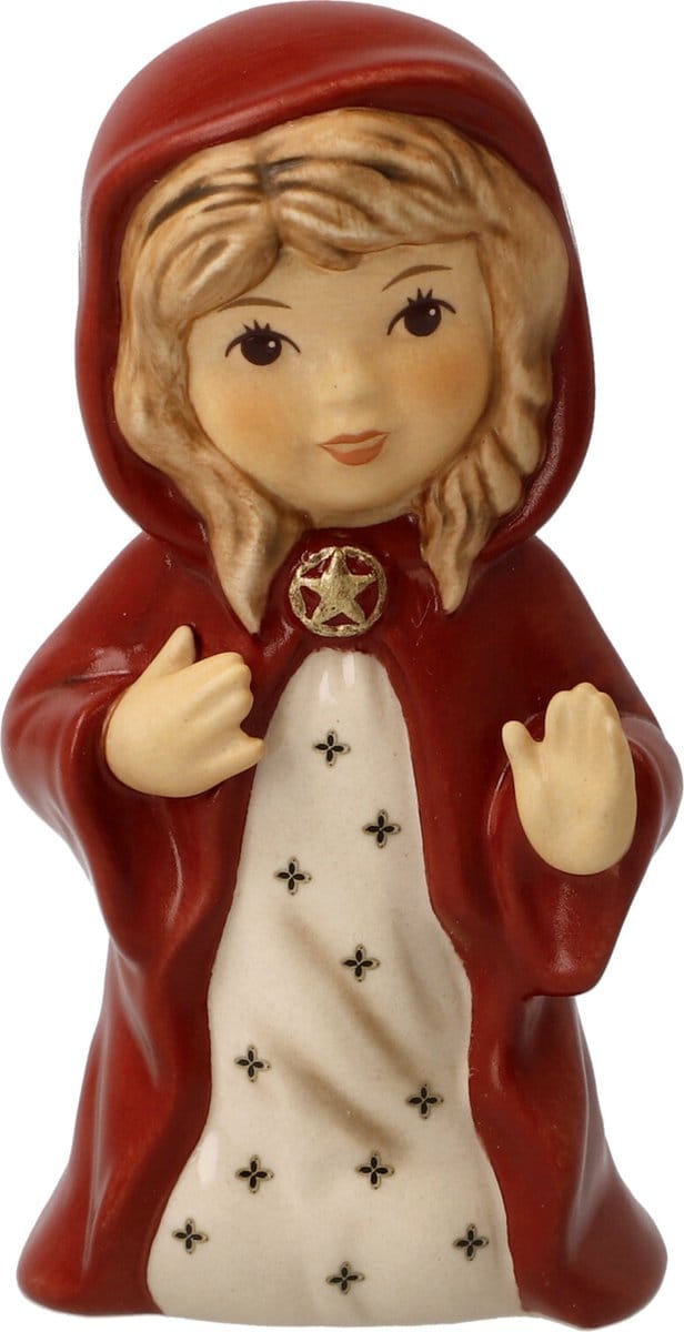 Goebel - Kerst | Decoratief beeld / figuur Kerststal Maria | Aardewerk - 8cm