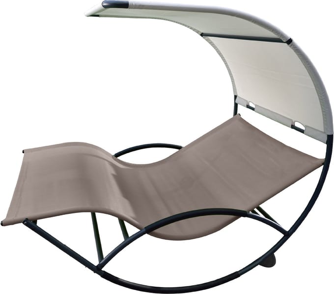 Vivere Dubbele Chaise Rocker – Cocoa