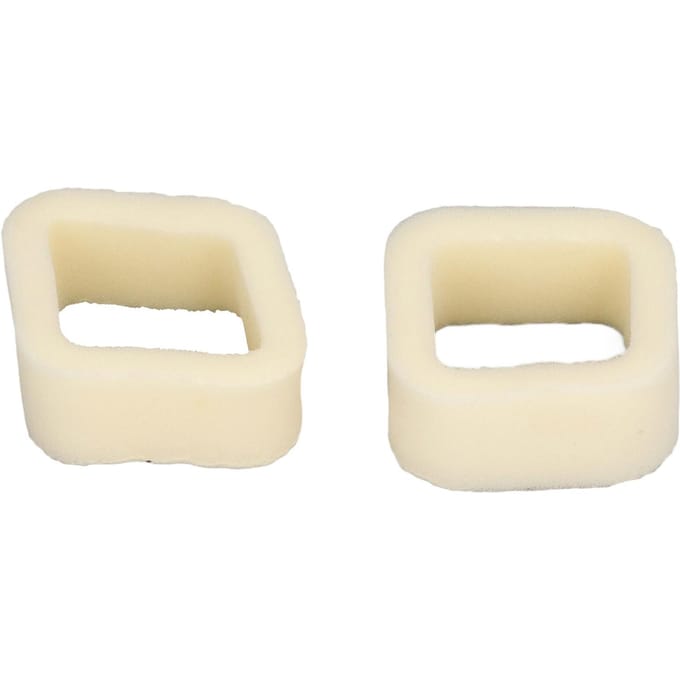 2 stuks Grasmaaier Luchtfilterelement Polyestervezel Wasbaar voor 443 436 Bosmaaier beige