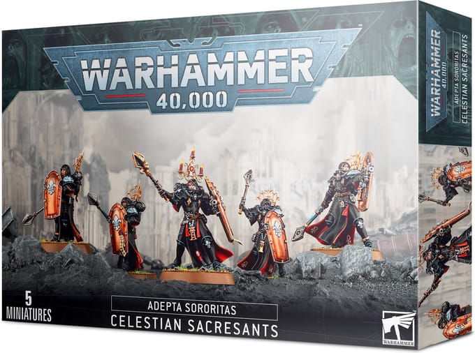 Beeldje Games Workshop Warhammer 40k - Adepta Sororitas Célestes Sacro-Saintes