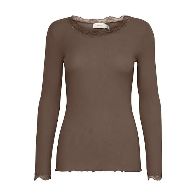 Dames-T-shirt met lange mouwen fransa Hizamond 2