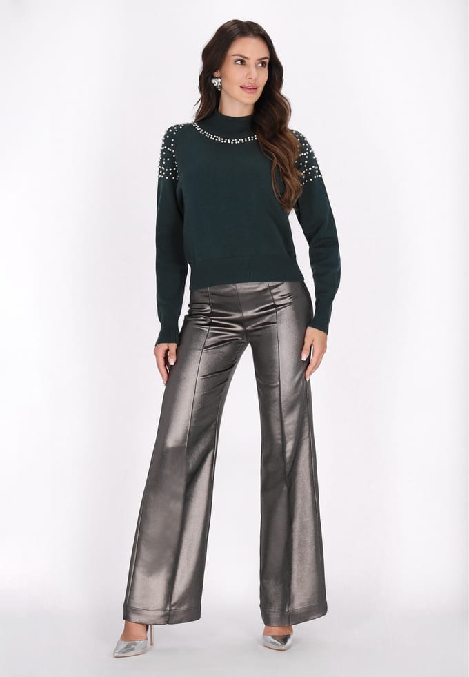 Faina Jumper Dames donkergroen