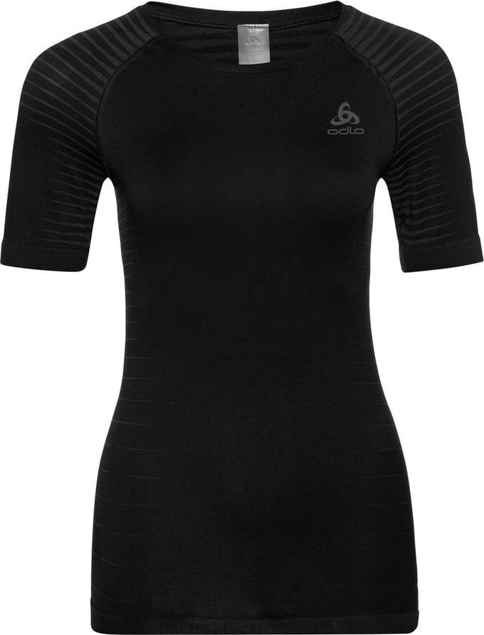 Odlo - Maat M - Bl Top Crew Neck S/S Performance Light Dames Thermoshirt - Black
