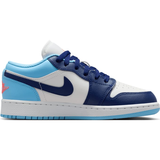 Jordan AJ1 Low Kindersneakers - Wit - Maat 35.5 - Leer