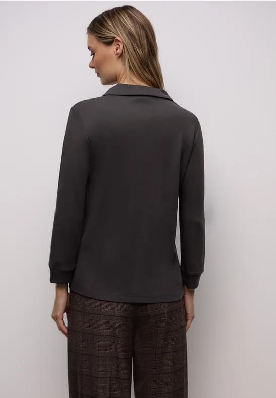 Poloshirt met rits