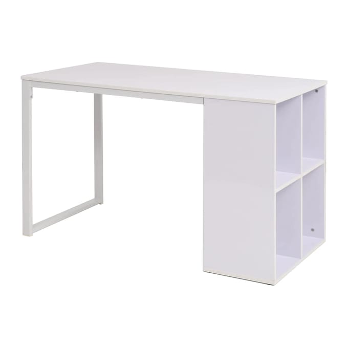 vidaXL - Schrijftafel - 120x60x75 - cm - wit