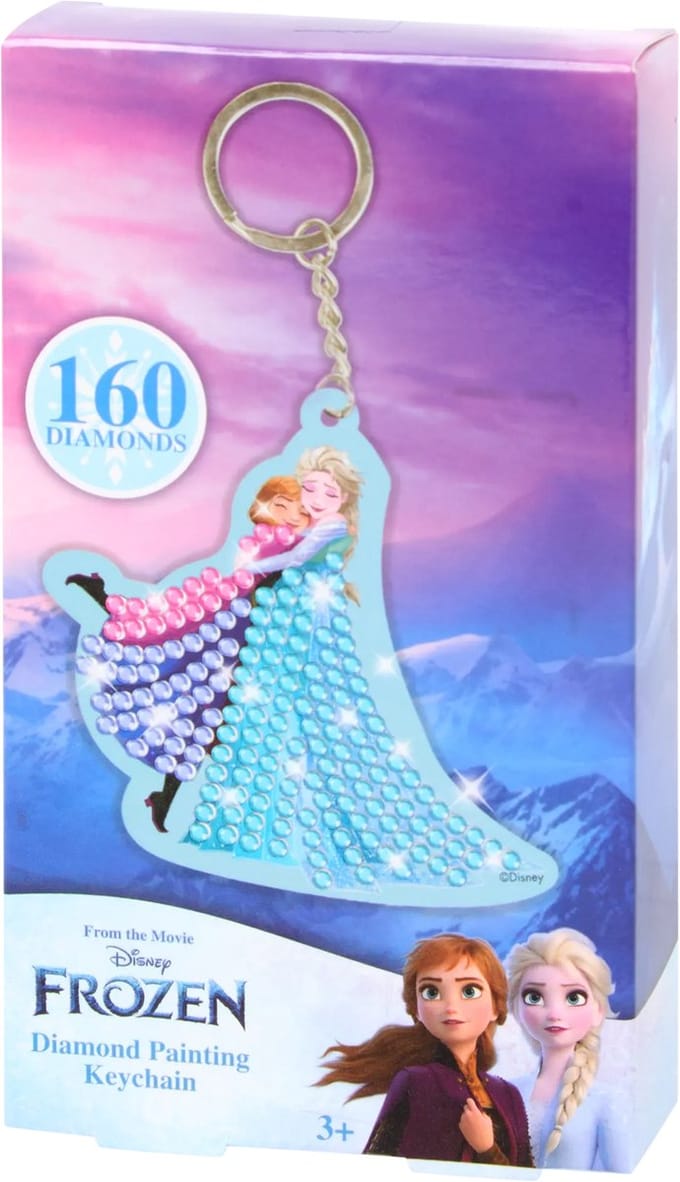 Frozen Diamond Painting Sleutelhanger – 120 Steentjes – DIY Knutselset – Creatief Speelgoed – Cadeau – Assorti