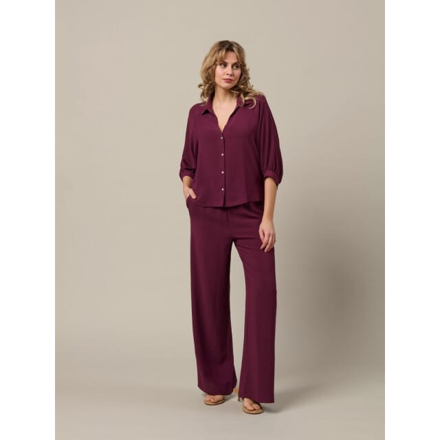 &Co Women broek Julie - Plum
