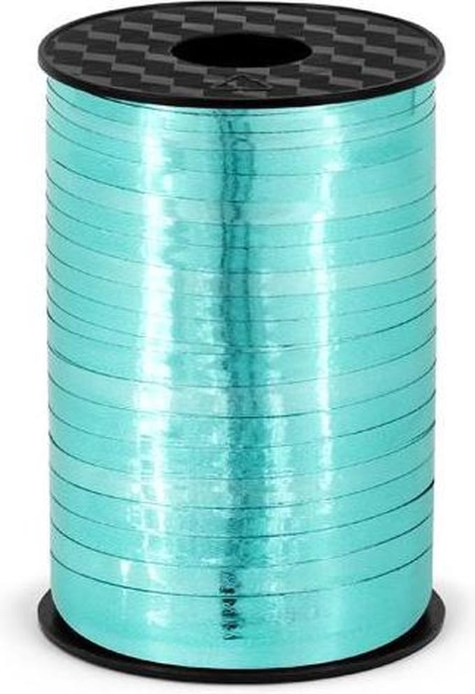 Cadeaulint Turquoise Metallic 225m x 5mm