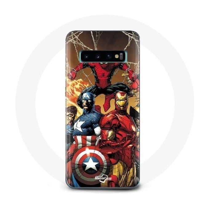Case voor Samsung Galaxy s10 edge Avengers invaders Oude soldaten