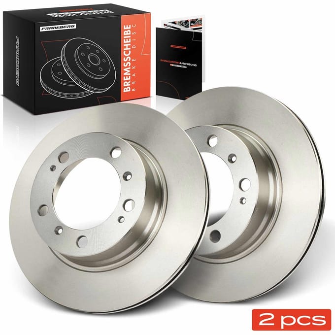 Frankberg 2x Remschijven Achteras voor Porsche