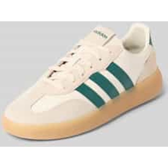 Sneaker van echt leer met logoprint Model 'BARREDA DECODE'