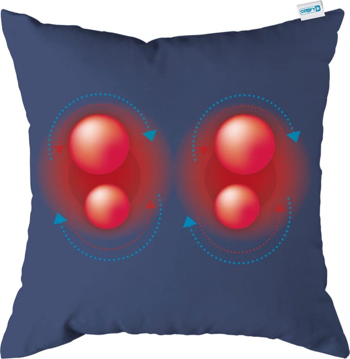 Comfy massagekussen | marine | massage apparaat met infrarood warmtefunctie | adapter voor auto