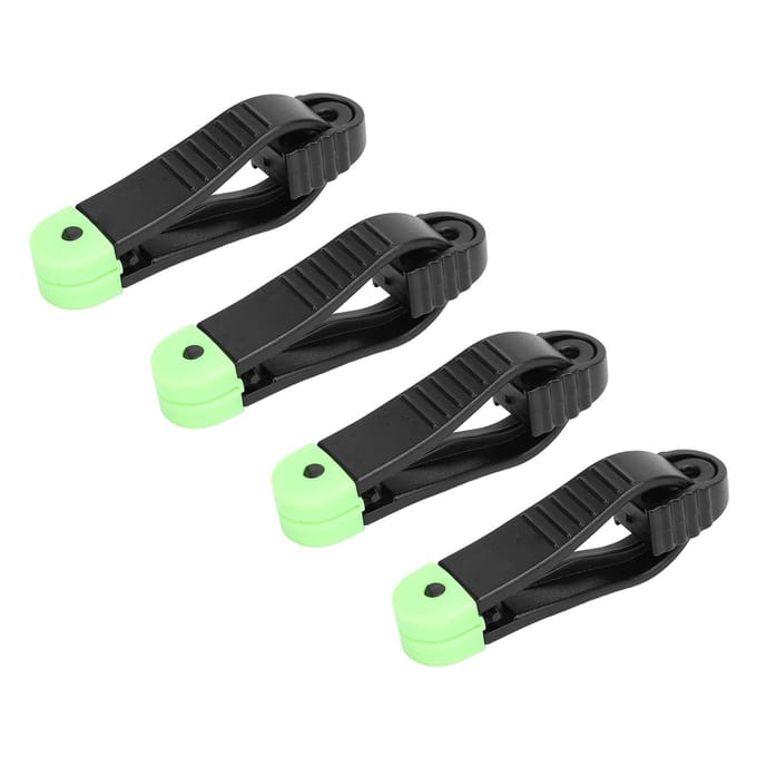 4 stuks Downrigger Release Clip Vislijn Release Clip voor Visplaner Board Gewicht Kite black