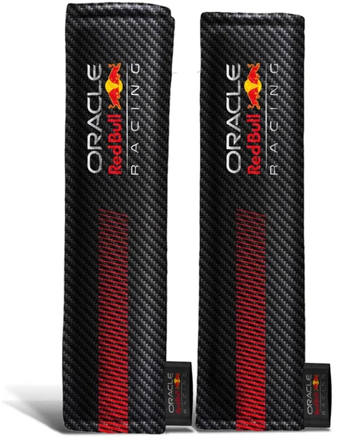 Red Bull Oracle Universele Gordelhoezen - Type 01 - Zwart/Rood