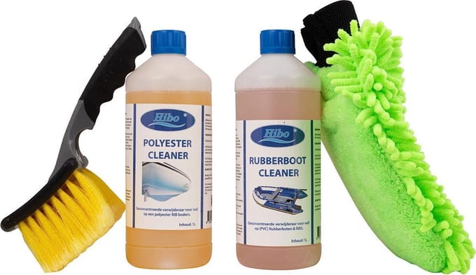 HIBO RIB Boot Schoonmaak Set