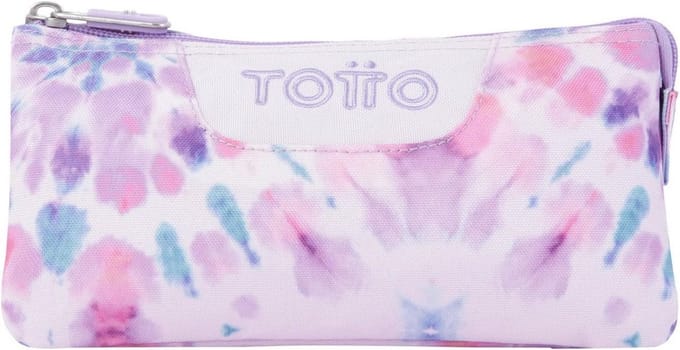 Schoolmap met Drie Vakken, Tie Dye Print
