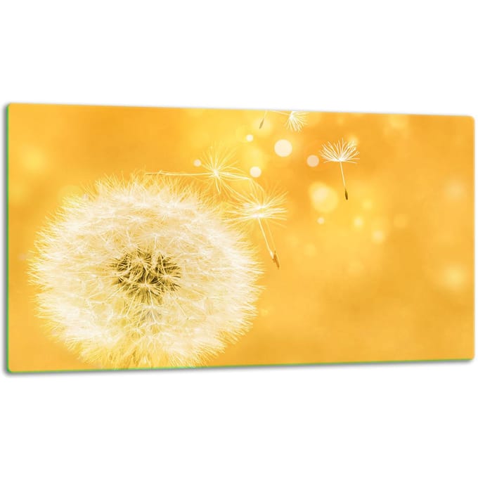 TMK ArtDeko - Snijplank - Glas - 52x30 cm - Bloemmotief