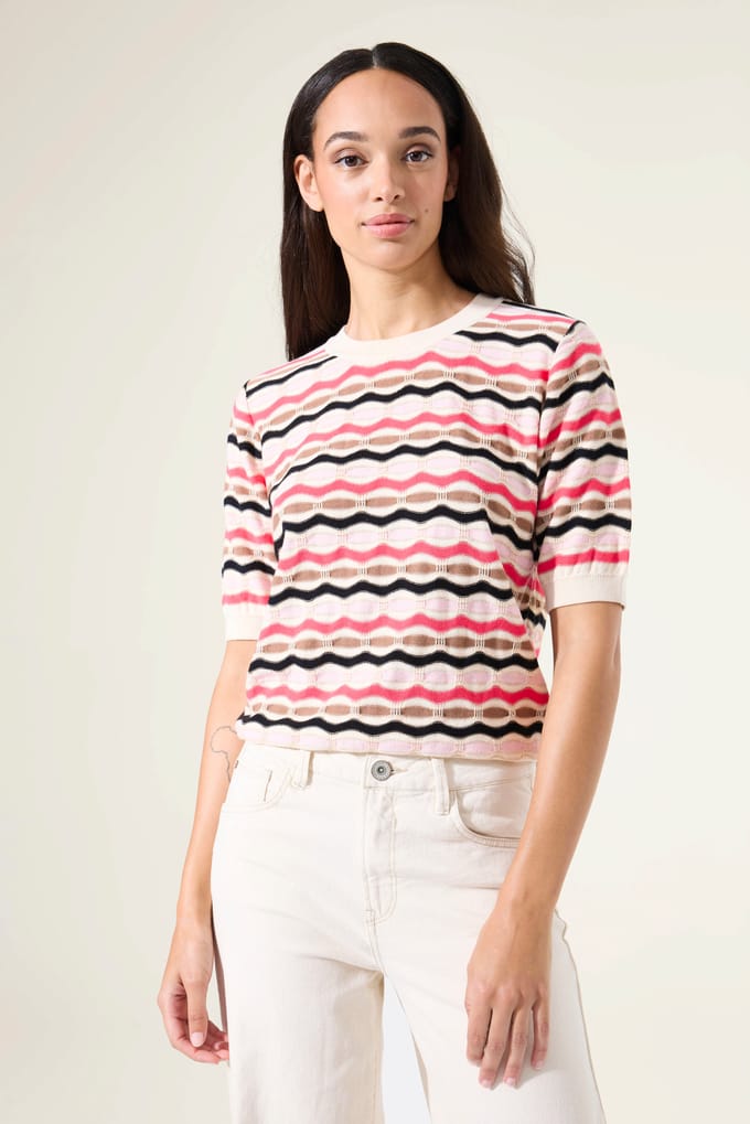 Garcia Ladies Pullover Whitecap Maat: S | Sweaters Outlet | Dames | Zwart