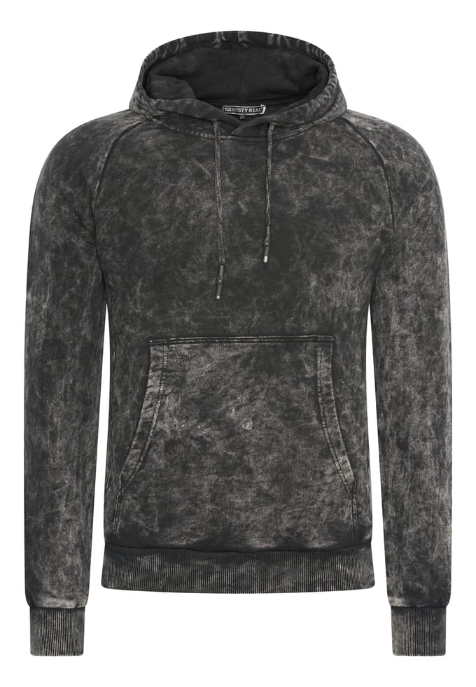 Gewassen hoodie met een used look