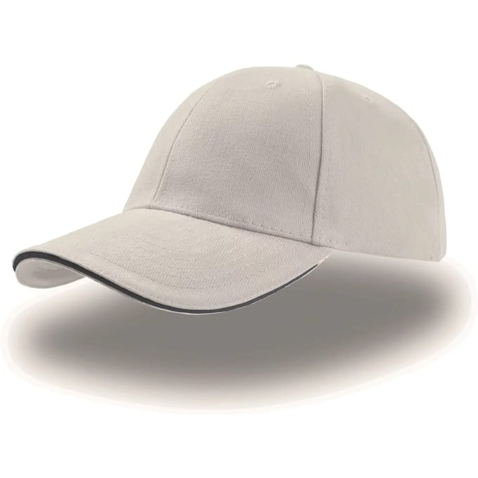 Atlantis Headwear Liberty Sandwich Cap AT610 - white/navy - One size