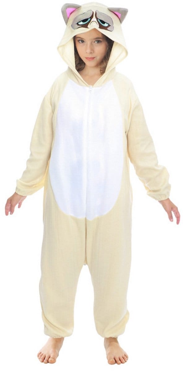 Grumpy Kat Onesie Kind Kostuum