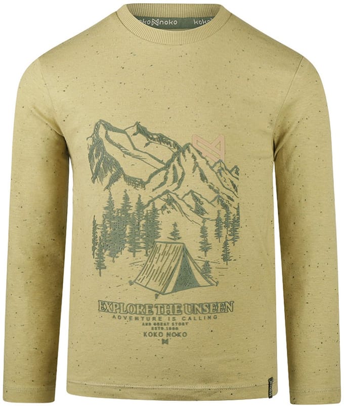 Koko Noko Jongens T-shirt - Dusty green