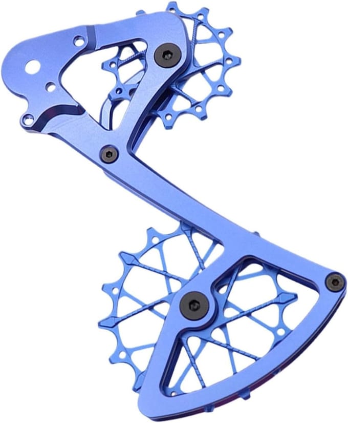 Fietsgeleidingsrol - Schakelsysteem - Efficiënt Schakelen - Hybride Keramische Lagers - 11 Versnellingen - Blauw