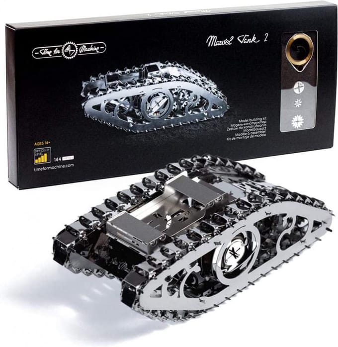 Time For Machine Modelbouwset Marvel Tank Staal 140-delig