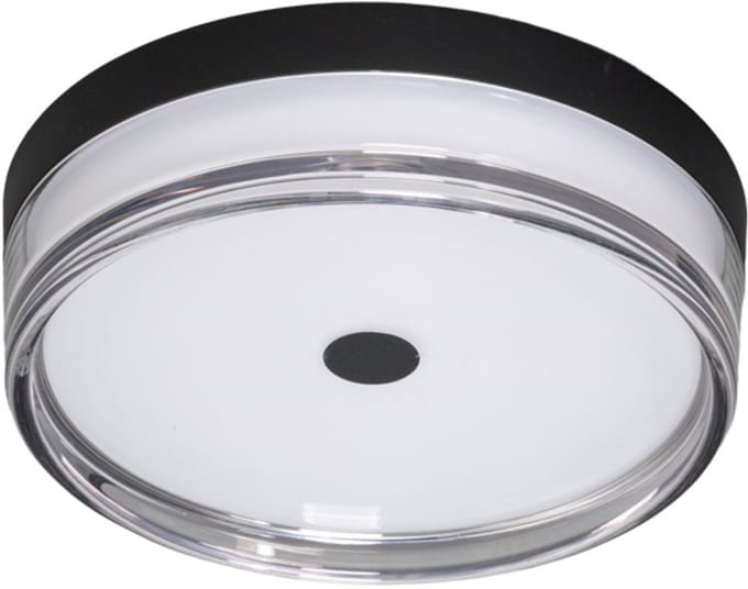 ETH Jill Led plaf rond 3 step dimm. 2800k 18w IP40 zwart 23x7cm + mem. Ra90