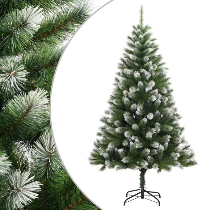 vidaXL - Kunstkerstboom - met - scharnieren - en - sneeuw - 150 - cm