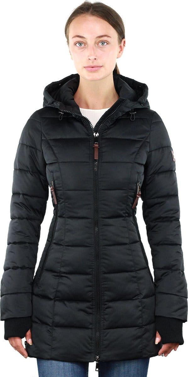 Versano Sky Dames Slim Fit Winterjas M - Zwart