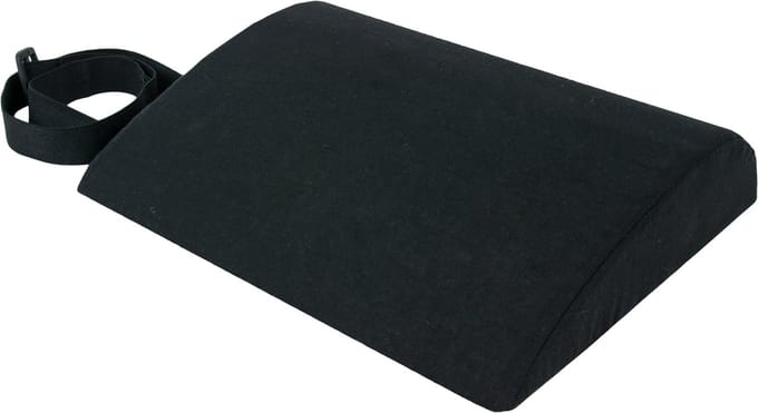 Steunkussen rug met band - Zwart - Sundo Homecare